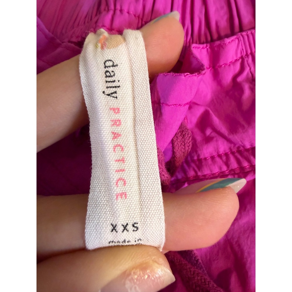 Daily Practice by Anthropologie Magenta Pink Parachute Cargo Pants XXS - Picture 9 of 10